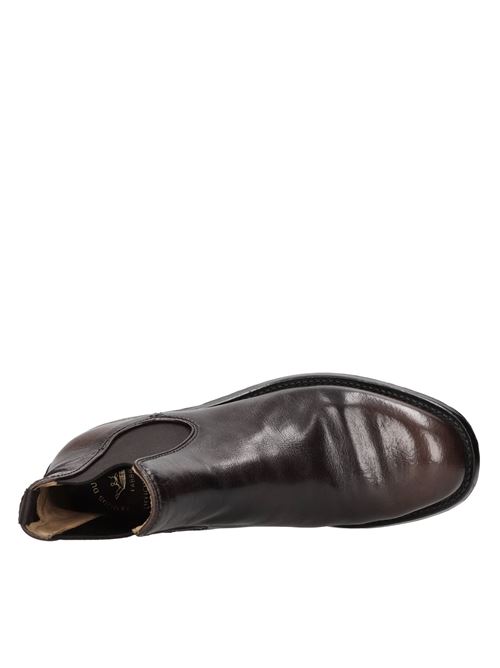 Stivaletti Beatles in pelle e tessuto OFFICINE CREATIVE | BALANCE/008T.MORO